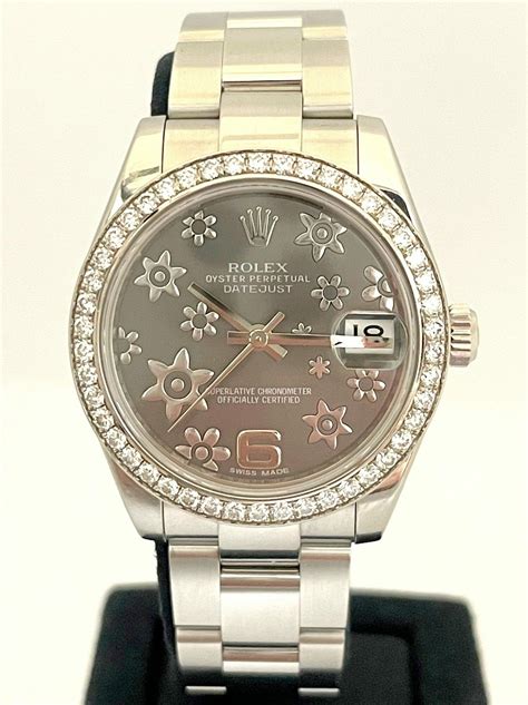 rolex floral dial 31mm.